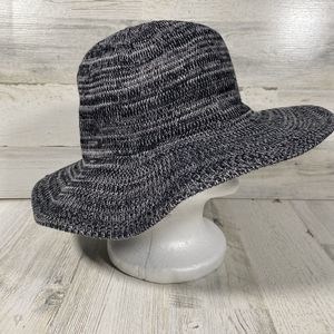 Torrid Marbled Gray Woven Bucket Hat OS Floppy Brim Fall Winter Classic NWT